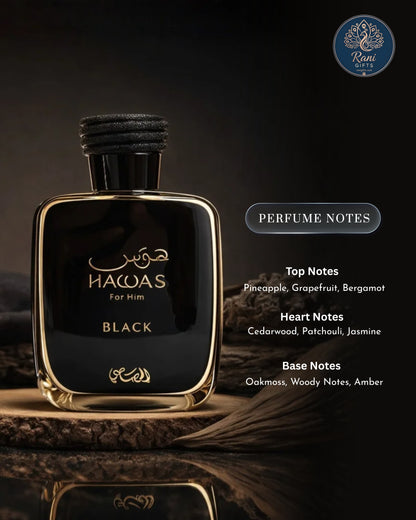 Rasasi Hawas Black for Men